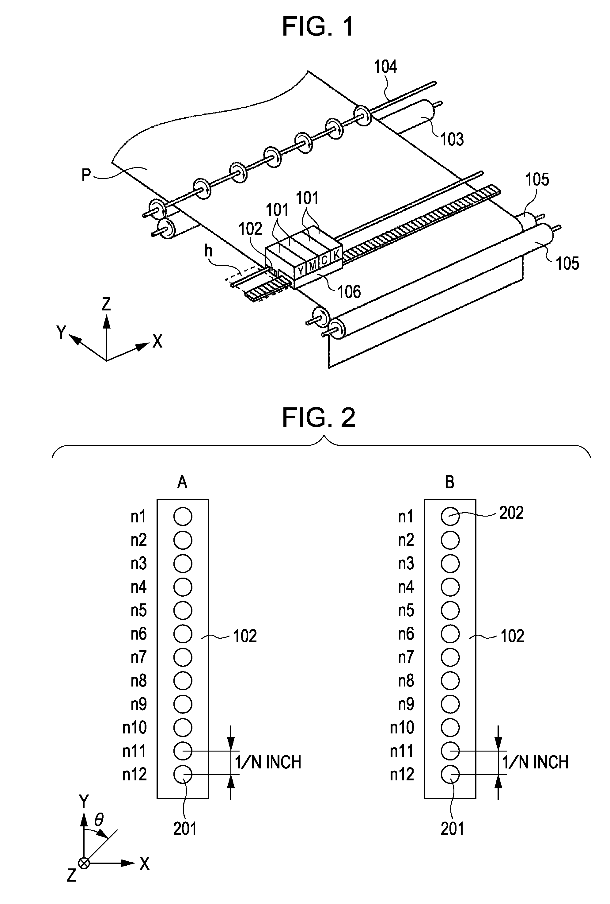 Ink-jet recording device and ink-jet recording control method