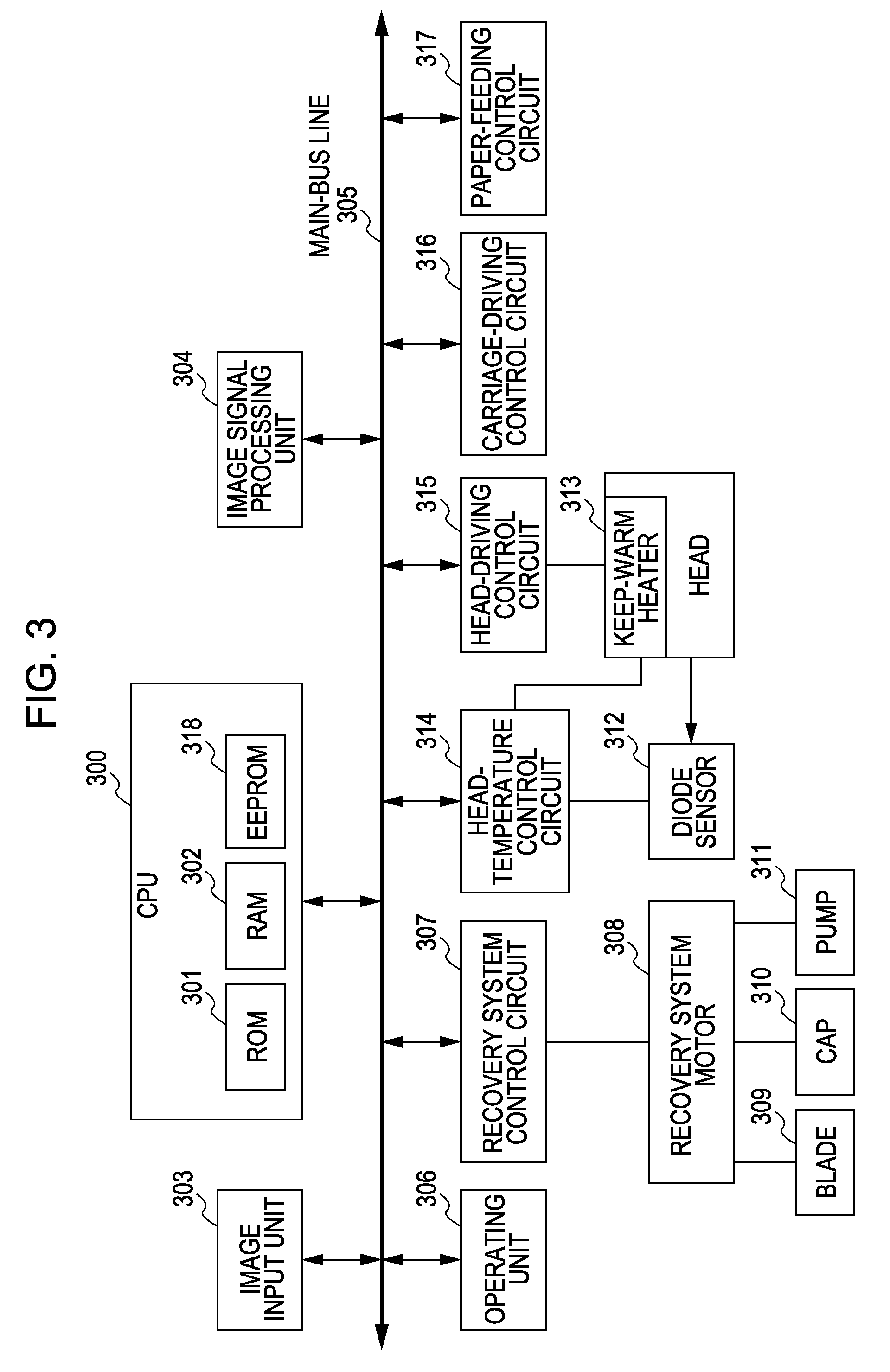 Ink-jet recording device and ink-jet recording control method