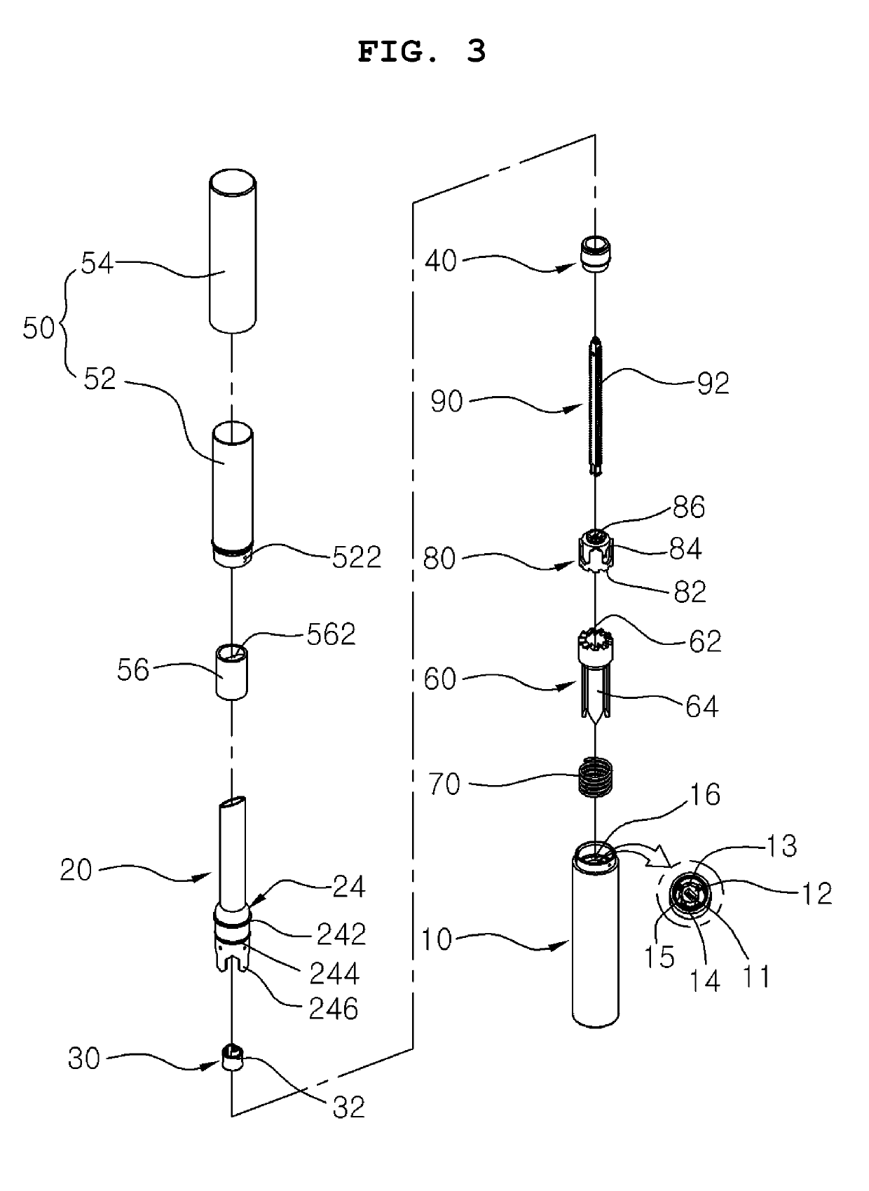 Airtight lip cosmetic case having improved sealing capability