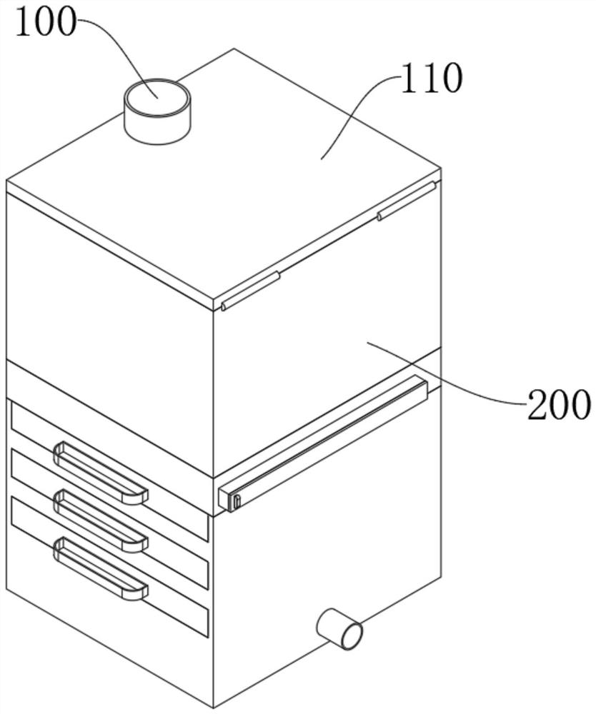 Rotary magnetic adsorption wastewater filtering device