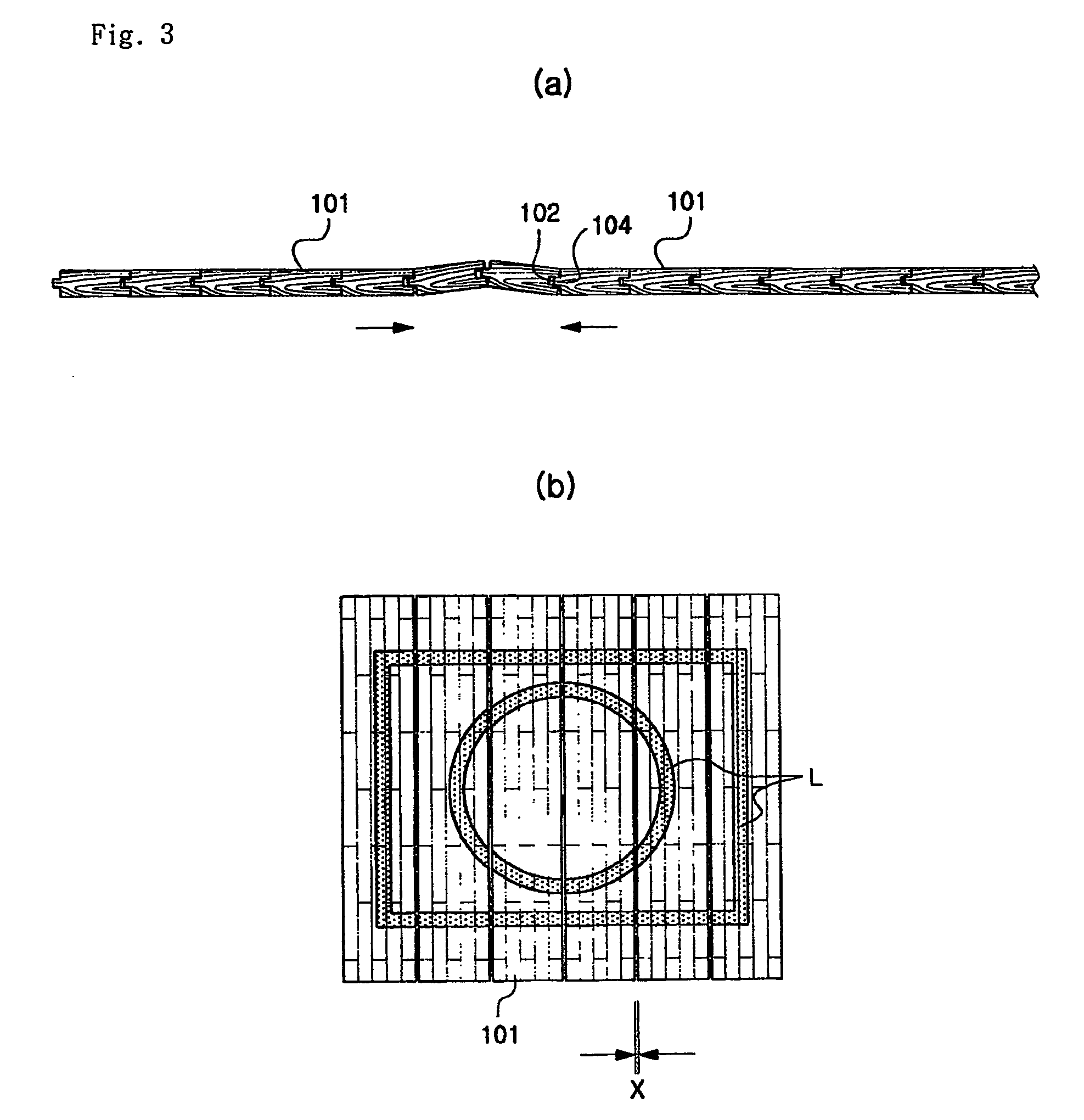 Installation method of panel and rail-type fixing apparatus