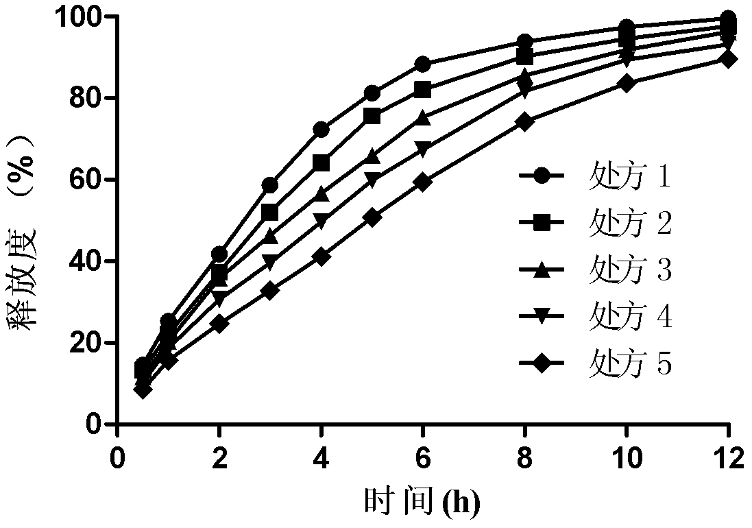 Bosentan sustained-release matrix tablet and preparation method thereof