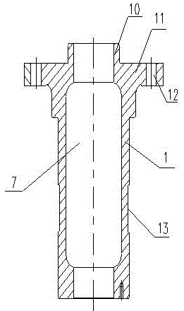 A connecting mechanism for a locomotive and a radial mechanism for a locomotive three-axle bogie