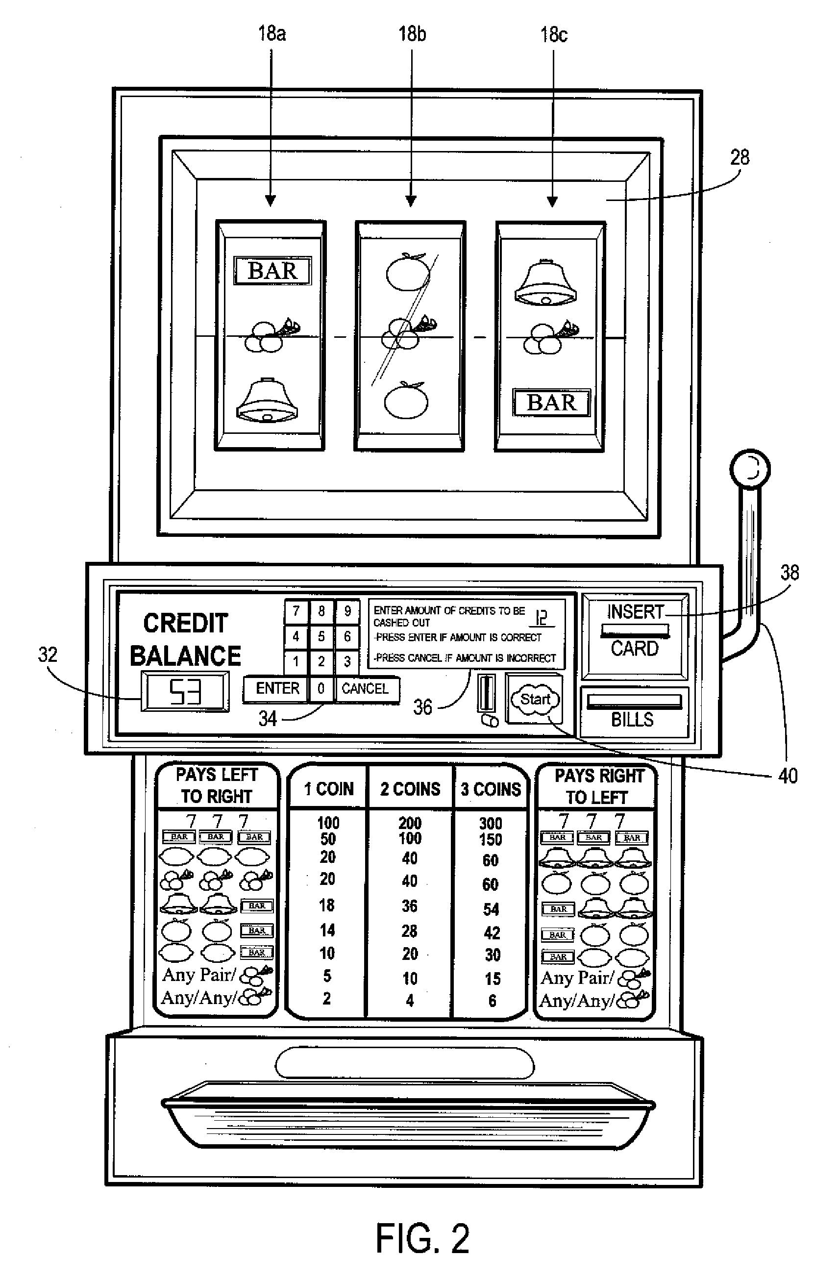Method and apparatus for operating a gaming device to dispense a specified amount