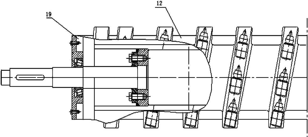 A road deicing device and deicing method suitable for loaders