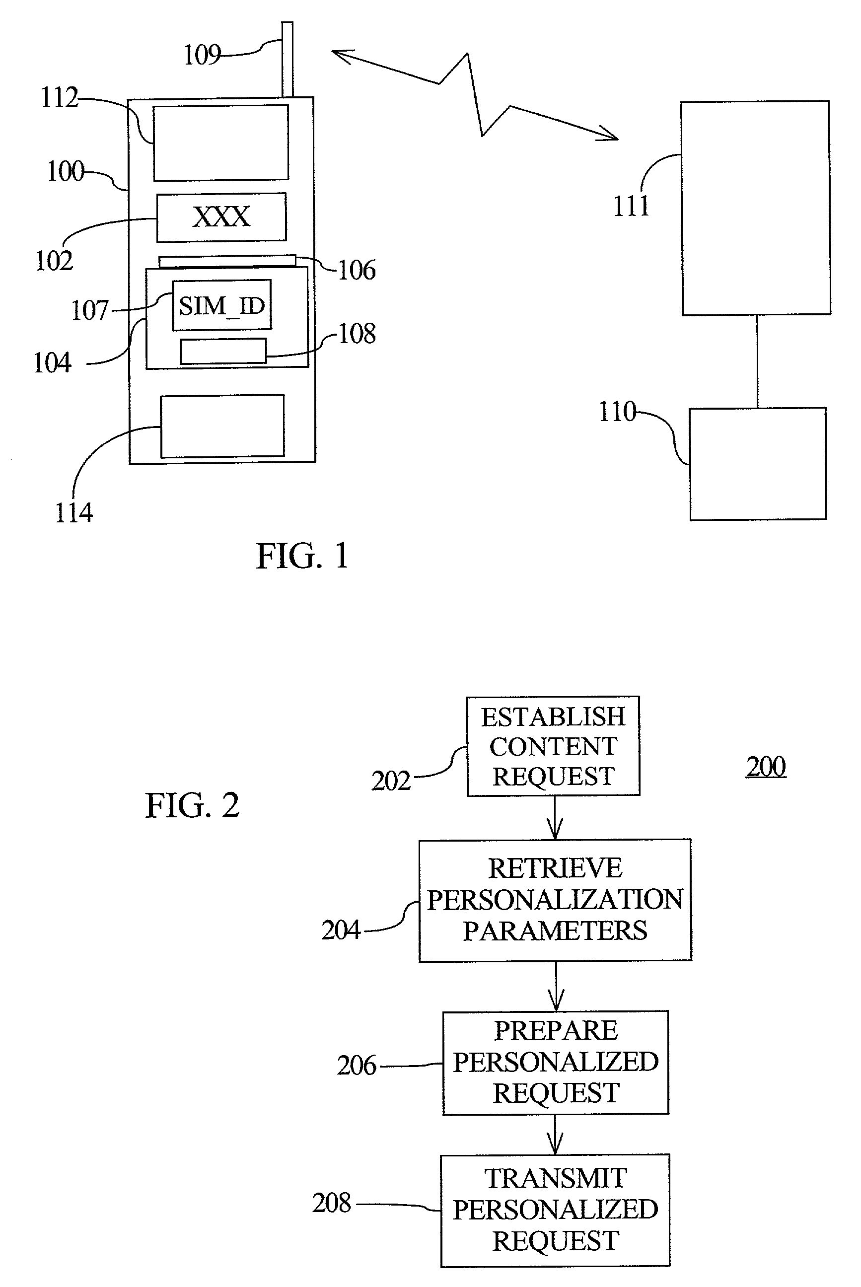 Methods and apparatus for anonymous user identification and content personalization in wireless communication