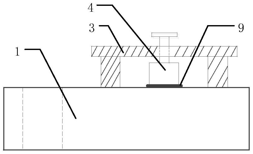 Crack propagation acoustic emission characteristic signal detection method for weld joint