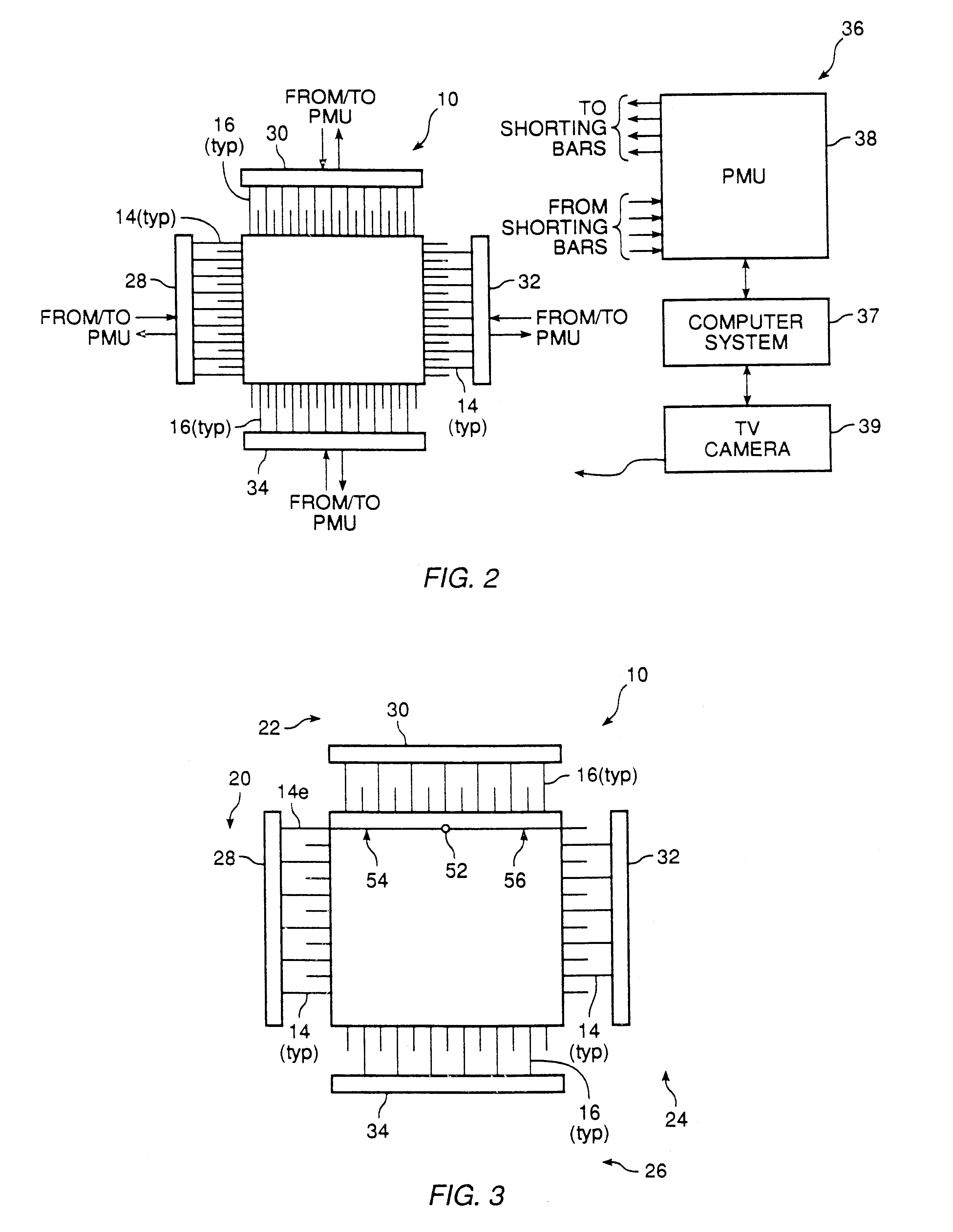 Method and apparatus for testing LCD panel array prior to shorting bar removal