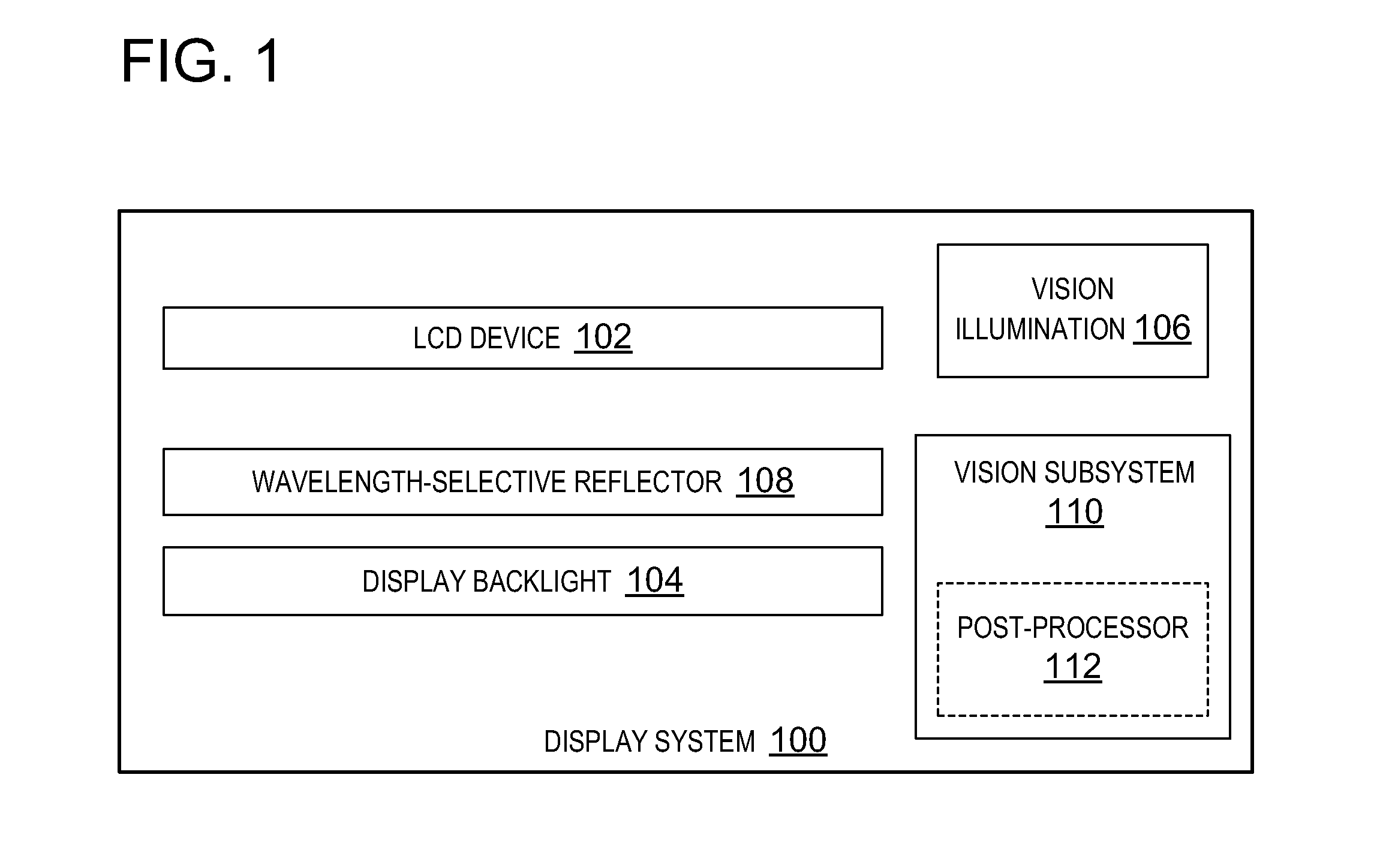 Infrared vision with liquid crystal display device