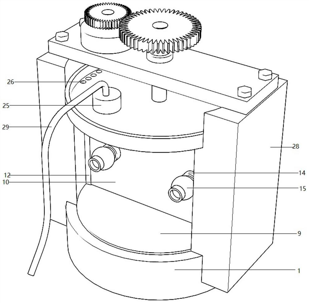 Opening and closing device for a water gate