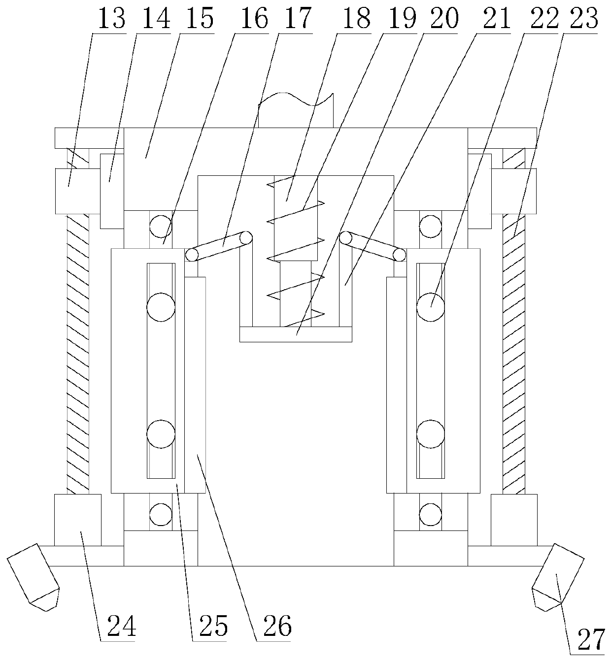 A glass drilling machine with automatic drill bit replacement function