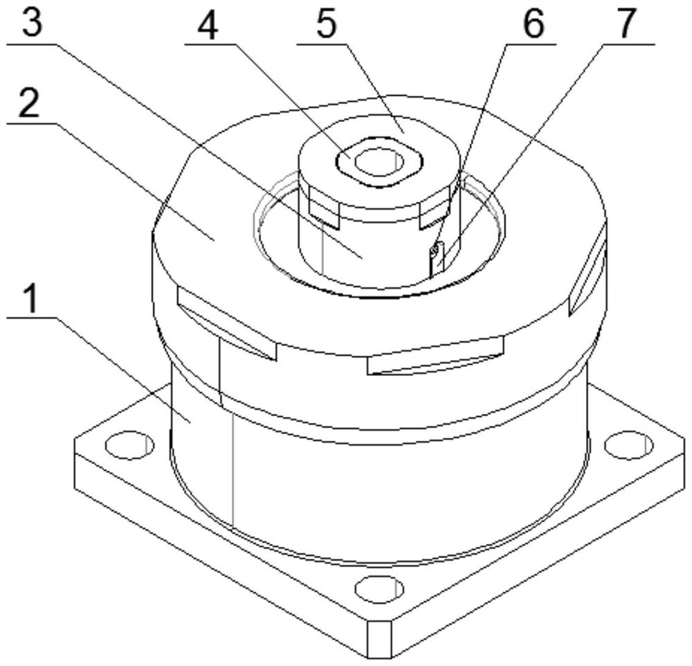 Strong-impact-resistant bottom shock absorber