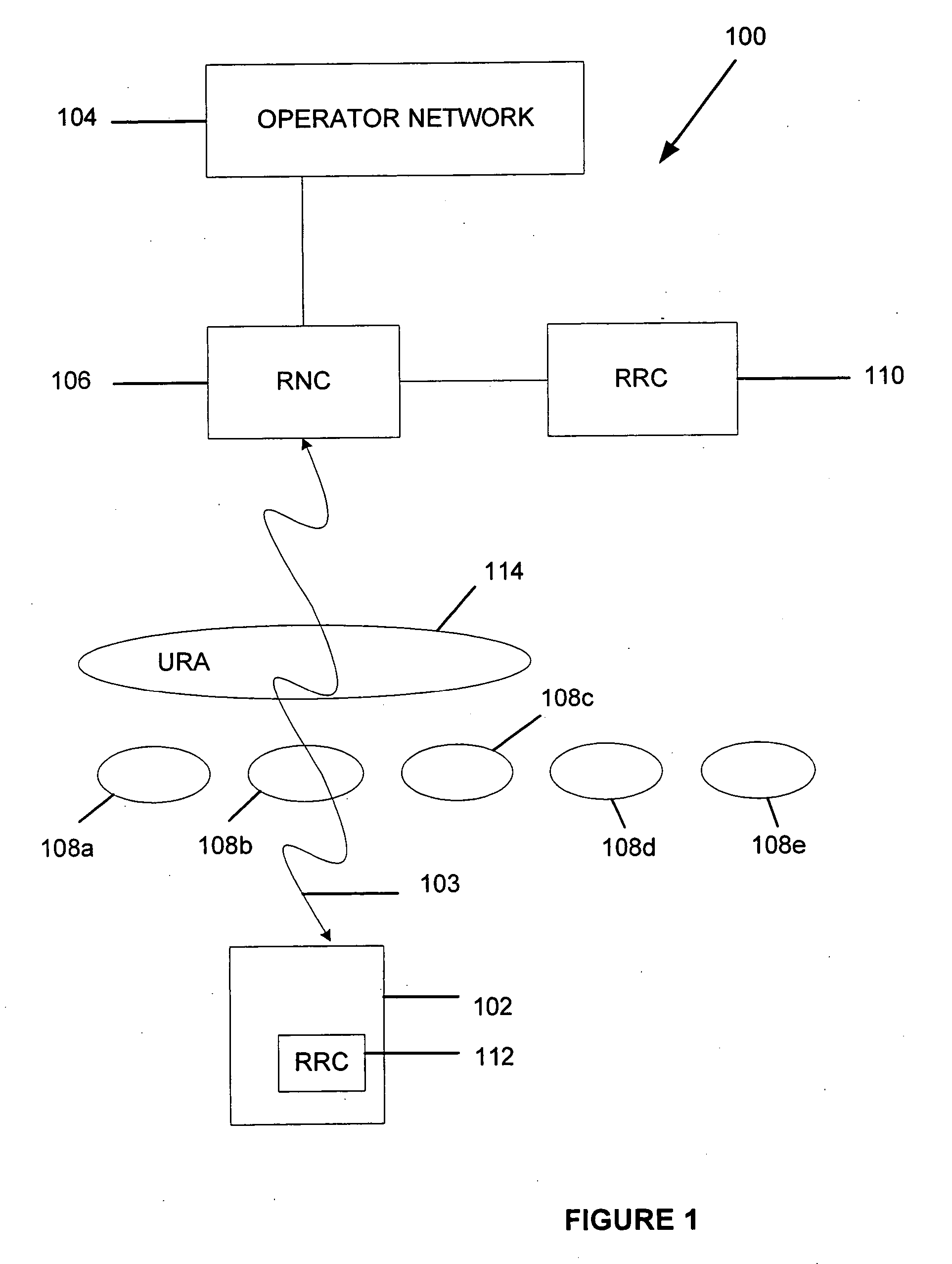Method for maintaining transparent mode radio bearers in a radio access network