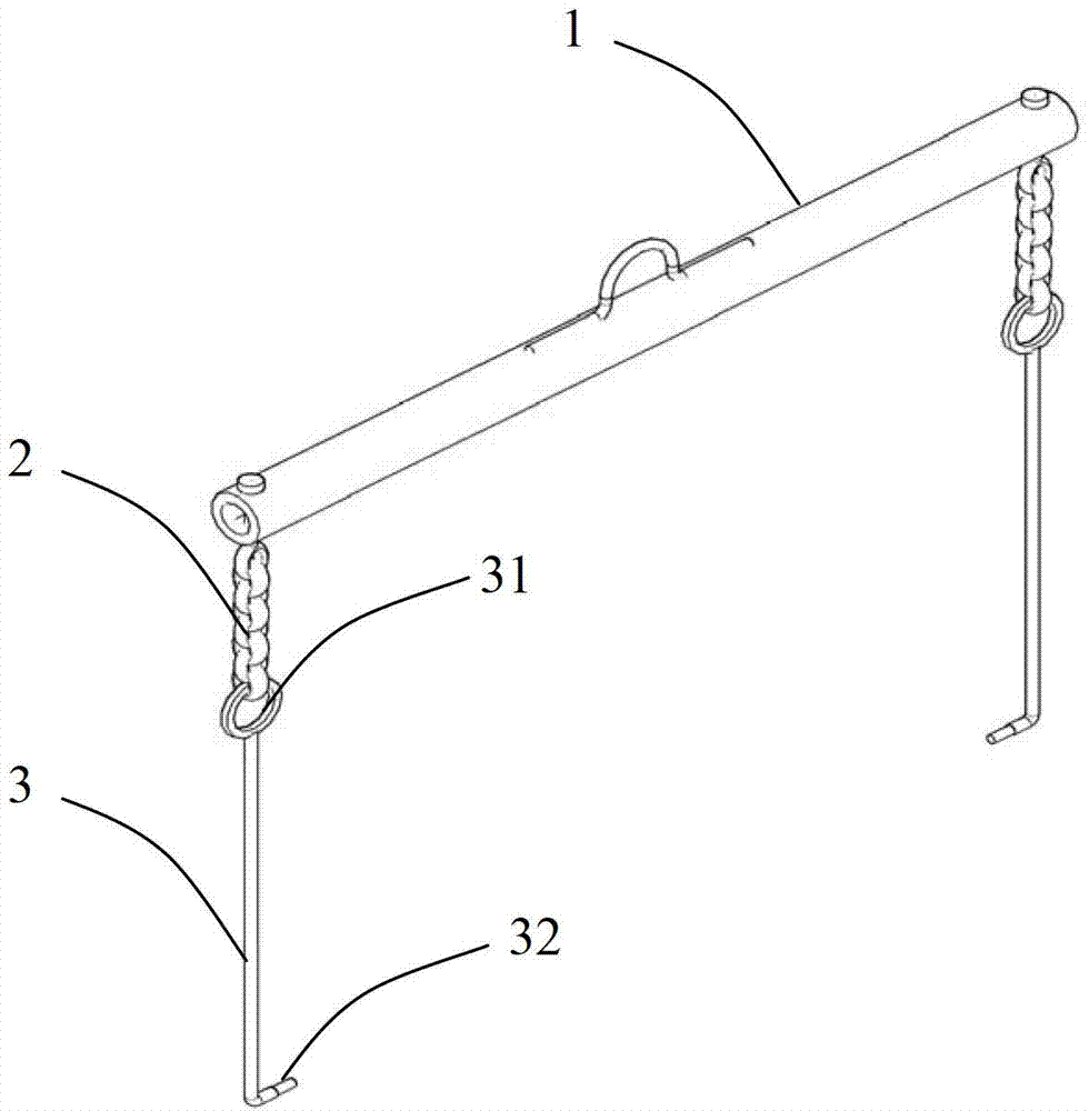 Hanging tool for guide wheel of slicing machine