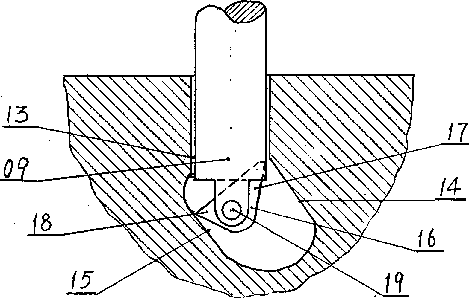 Assembly type disposable lock for non-lead seal apparatus