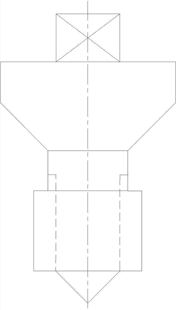 Descaling device at inner wall of steel tube with 20-100mm of diameter