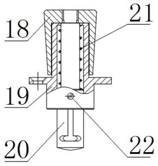 Position adjusting mechanism with functions of limiting protection and timely hovering