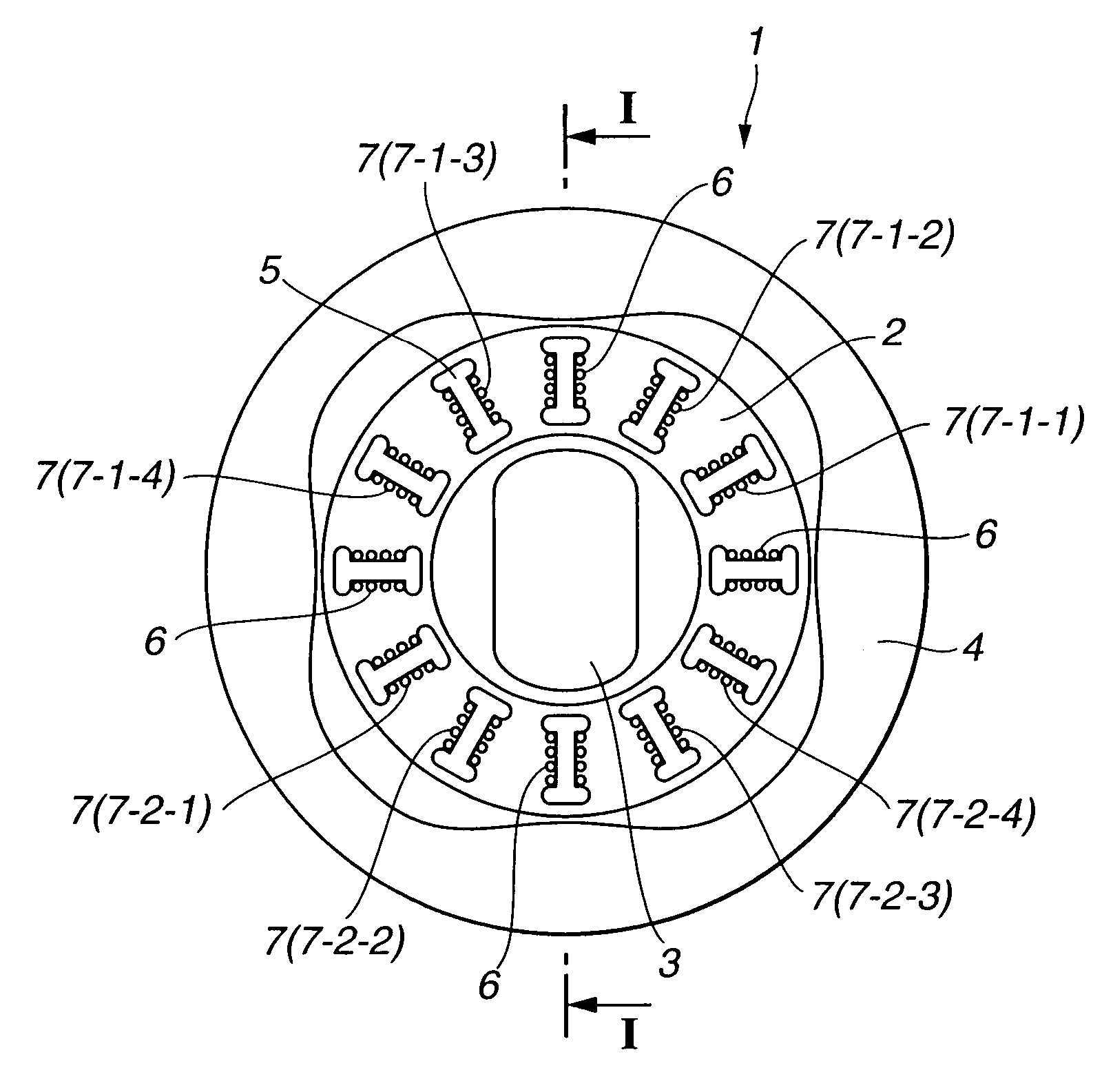 Coaxial multiplex position detector and rotating machine using coaxial multiplex position detector