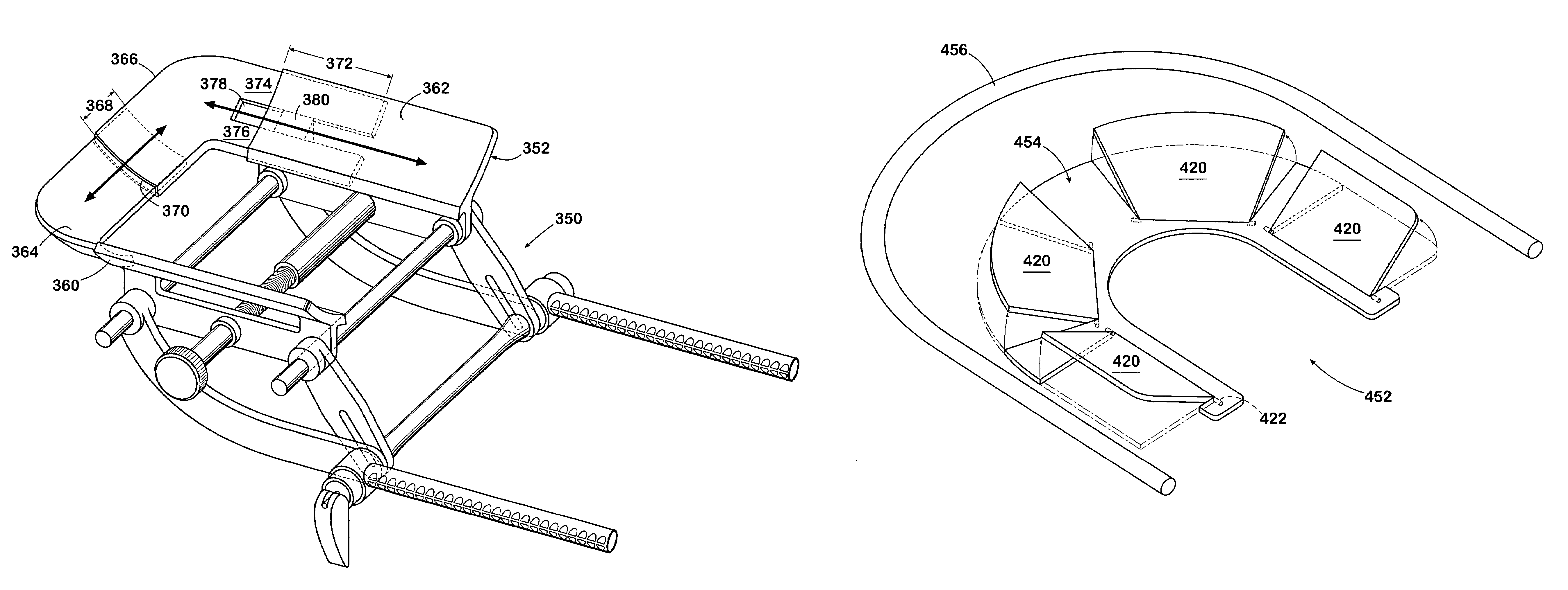 Adjustable head-support for therapy tables