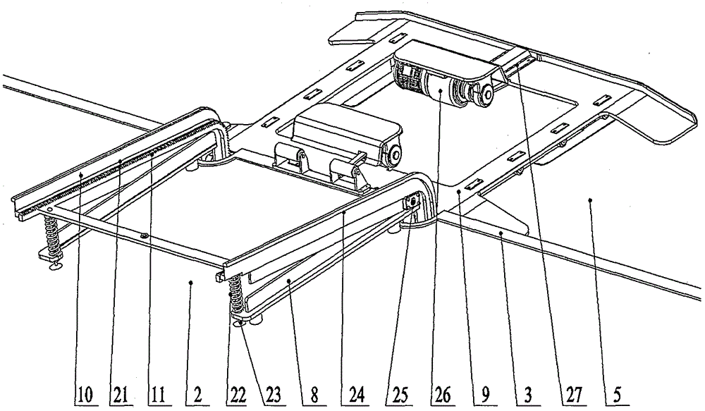 Hoisting and traversing parking lot