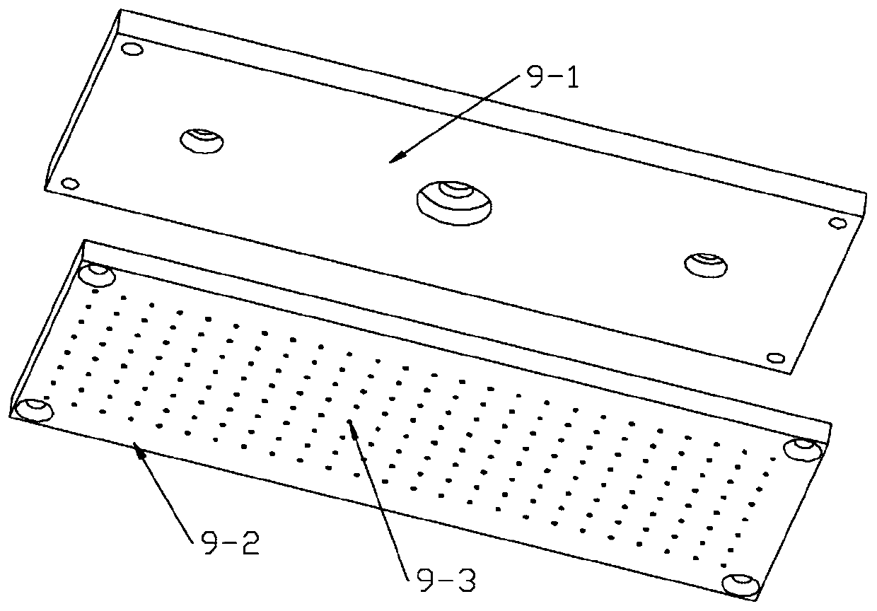 Special-shaped and multi-standard cigarette product trademark picking, conveying, glue spraying, embossing and embossing device