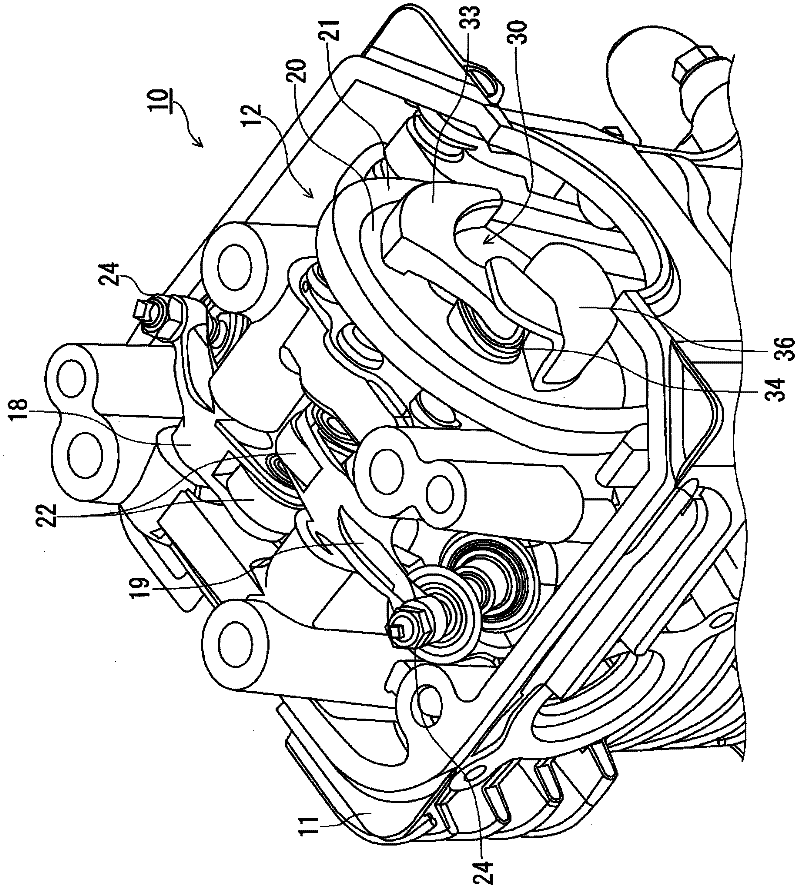 Decompression device for engine