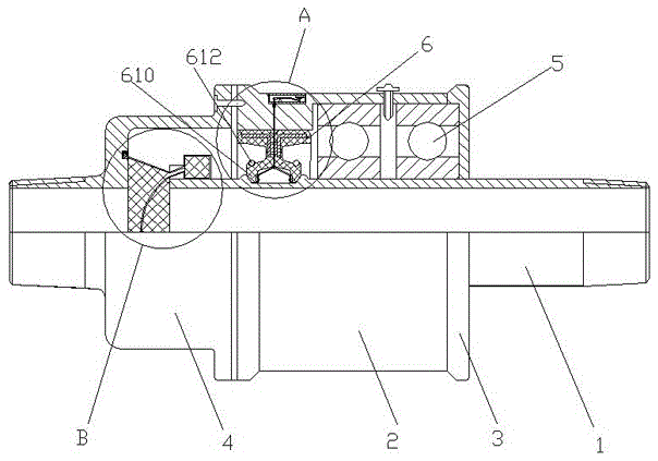 A rotary joint capable of filtering impurities