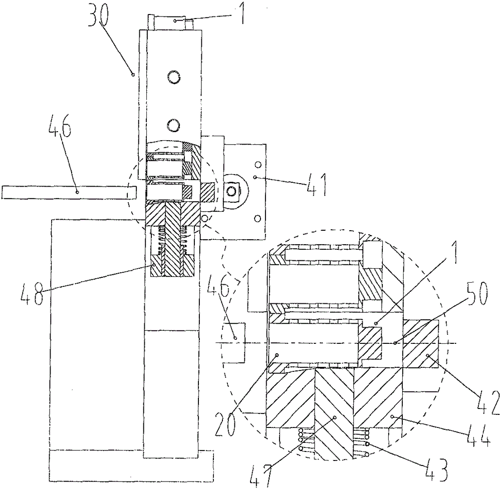 Full-automatic lock cylinder deburring equipment and deburring technique