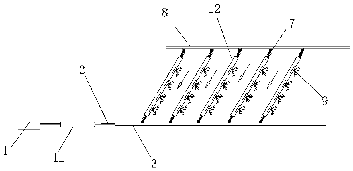 Highway slope protecting structure