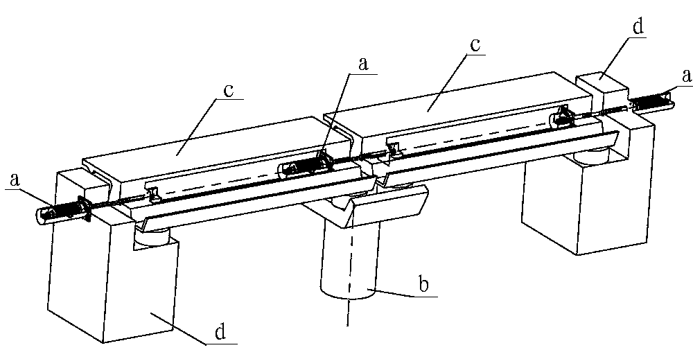 Adjustable rope high-damping combined anti-falling beam device