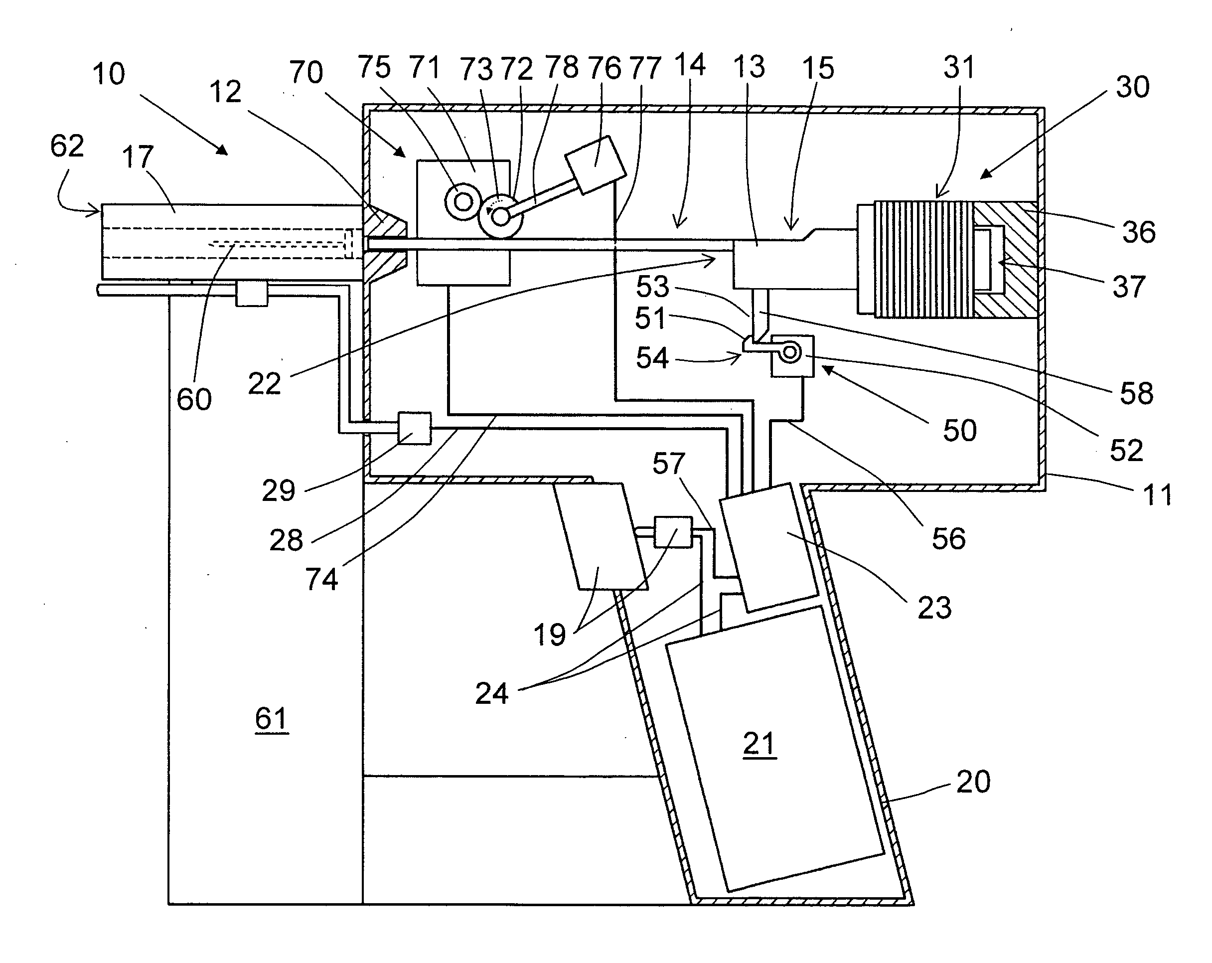 Hand-held drive-in power tool