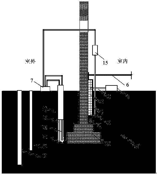 Historical building foundation and ground floor wall infiltration moisture protection system and method