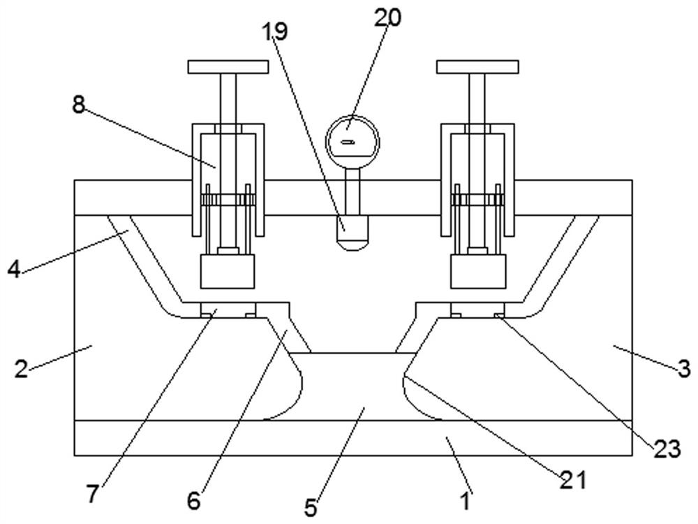 Double-seal piston type flow and pressure regulating valve