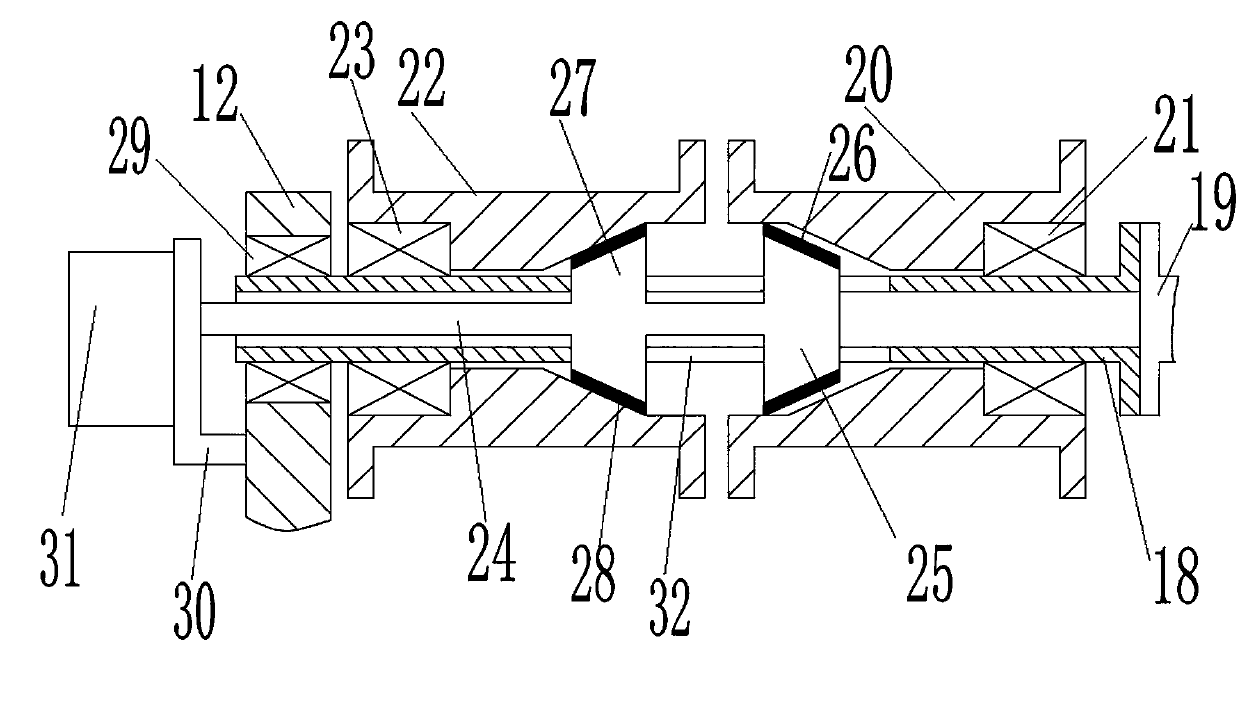 Rail-type reciprocating conveying trolley