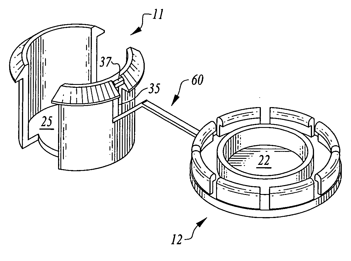 Coded information bearing identification tags for cables