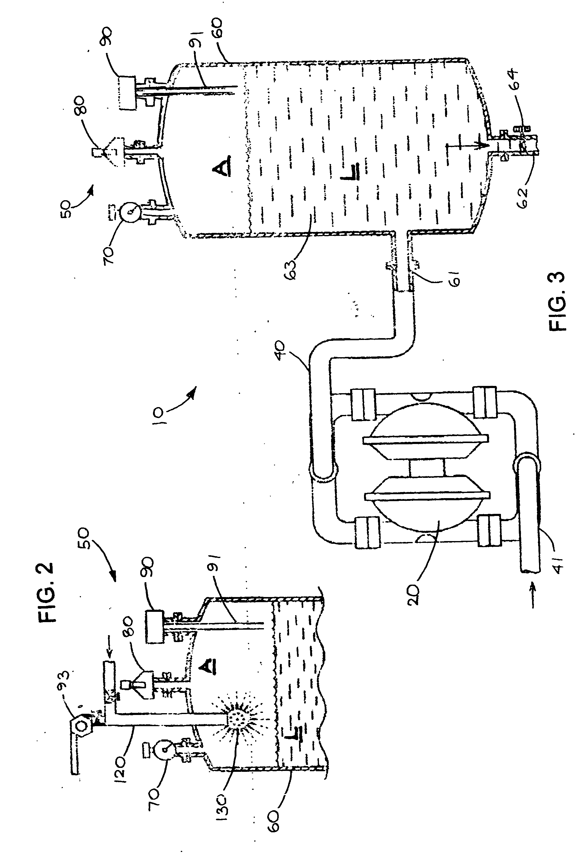 Pump pulsation dampening attachment and method for dampening pump pulsations