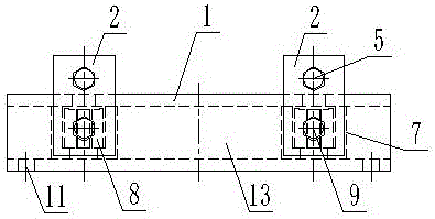 Belt tensioning device