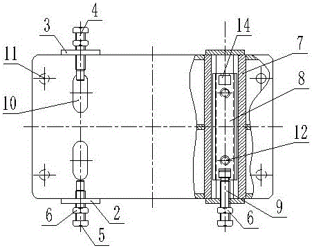 Belt tensioning device