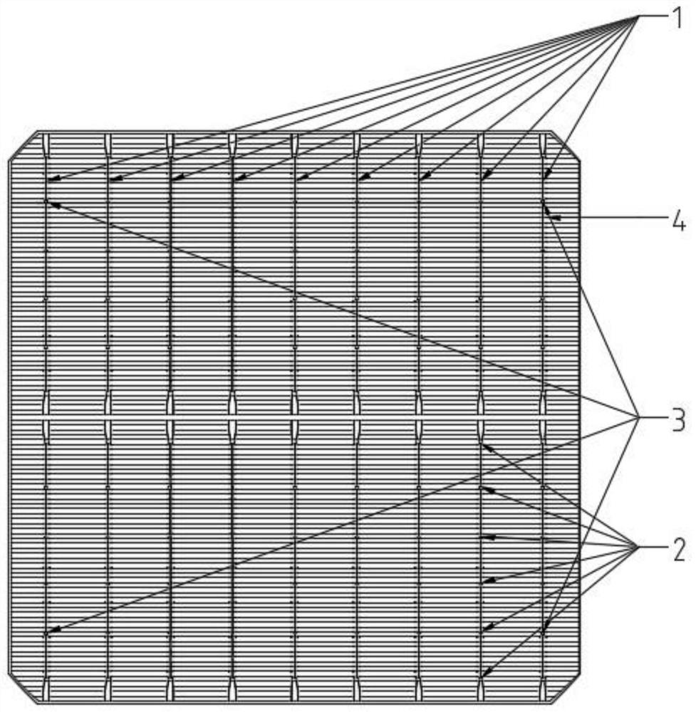 Solar cell screen printing plate and printing process thereof