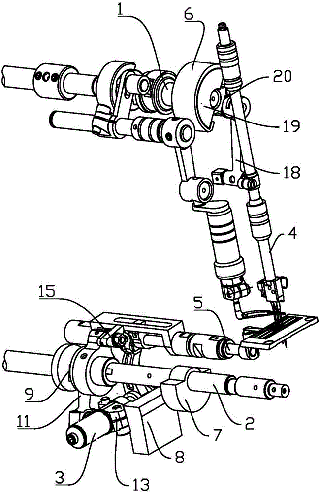 Sewing machine and mechanism for reducing vibration of sewing machine