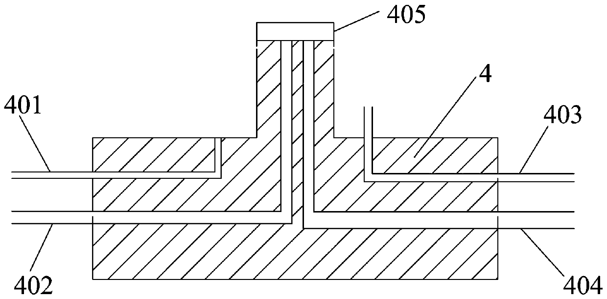 Strain-controlled-type unsaturated soil triaxial tensile instrument
