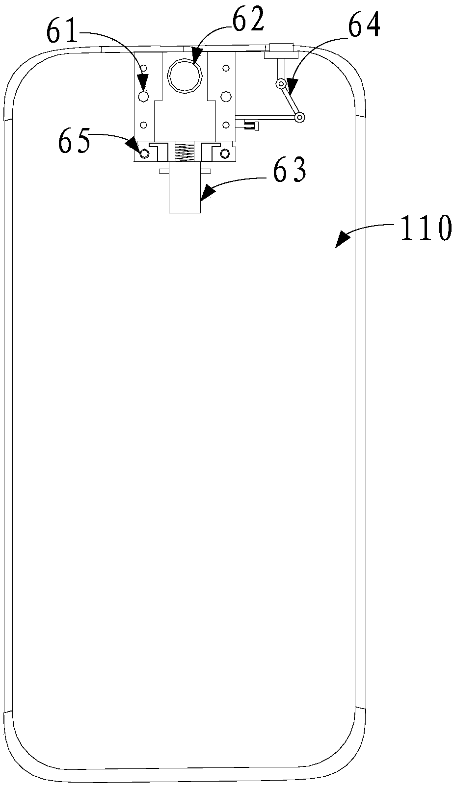 Camera popup assembly and electronic equipment