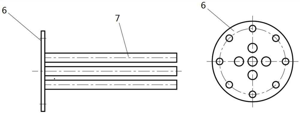 Pipeline heating device for kitchen waste leachate