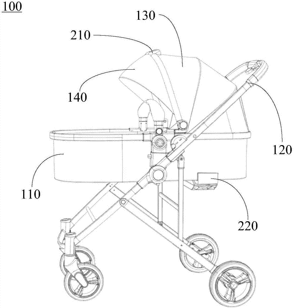 Intelligent monitoring device and system, and intelligent baby carriage
