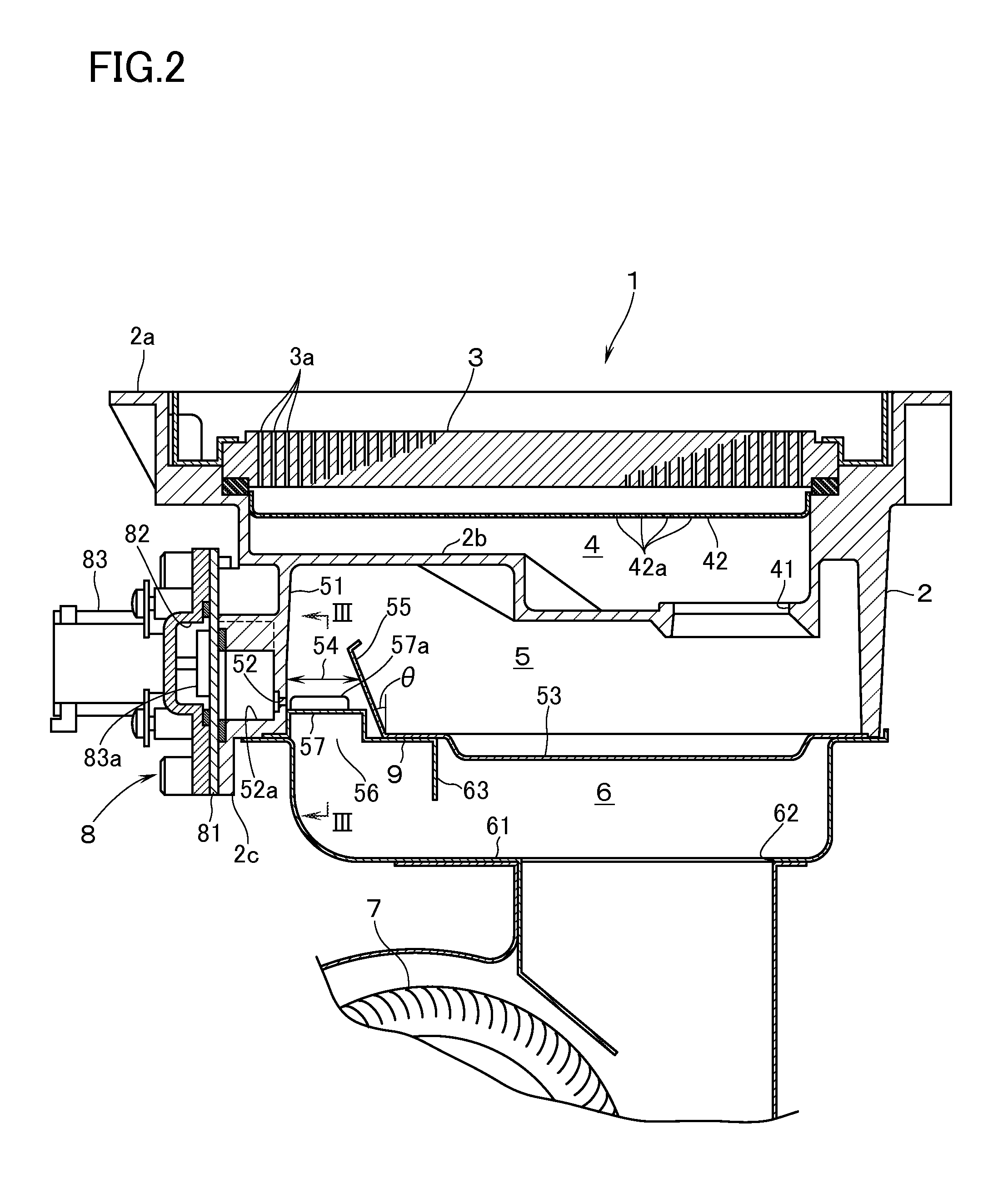 Totally aerated combustion burner