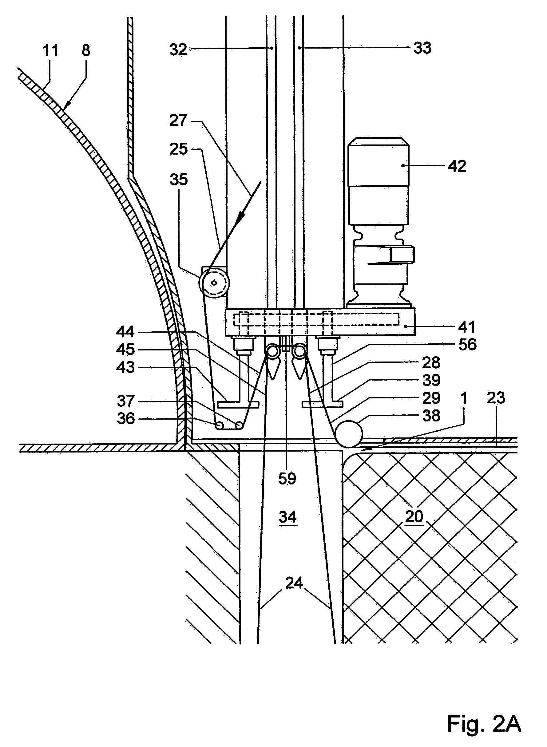 Method, an implement and a twister for tying together end portions of wire material extending around a bale