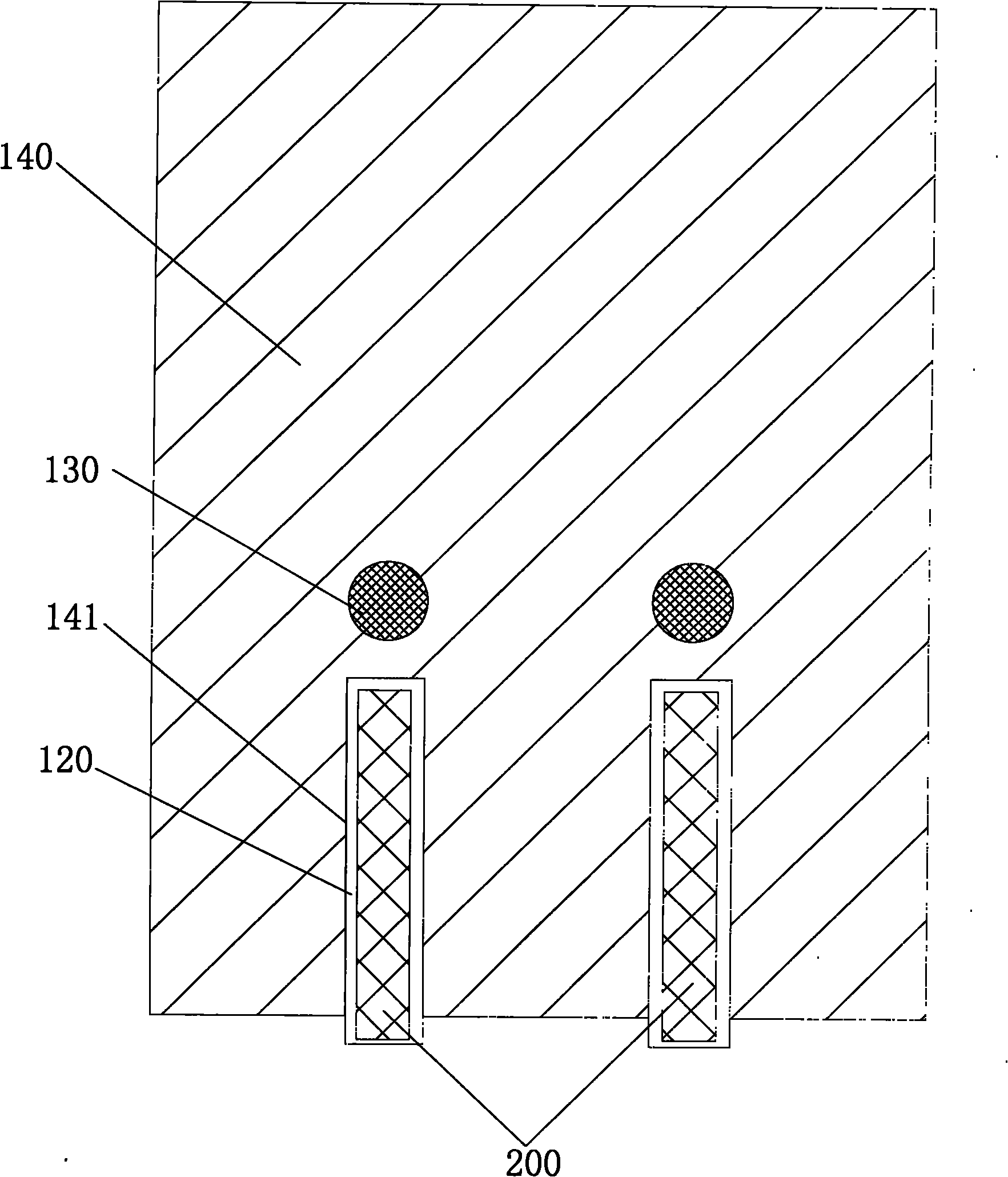 Reinforced concrete reinforced structure and embedded type reinforcing method