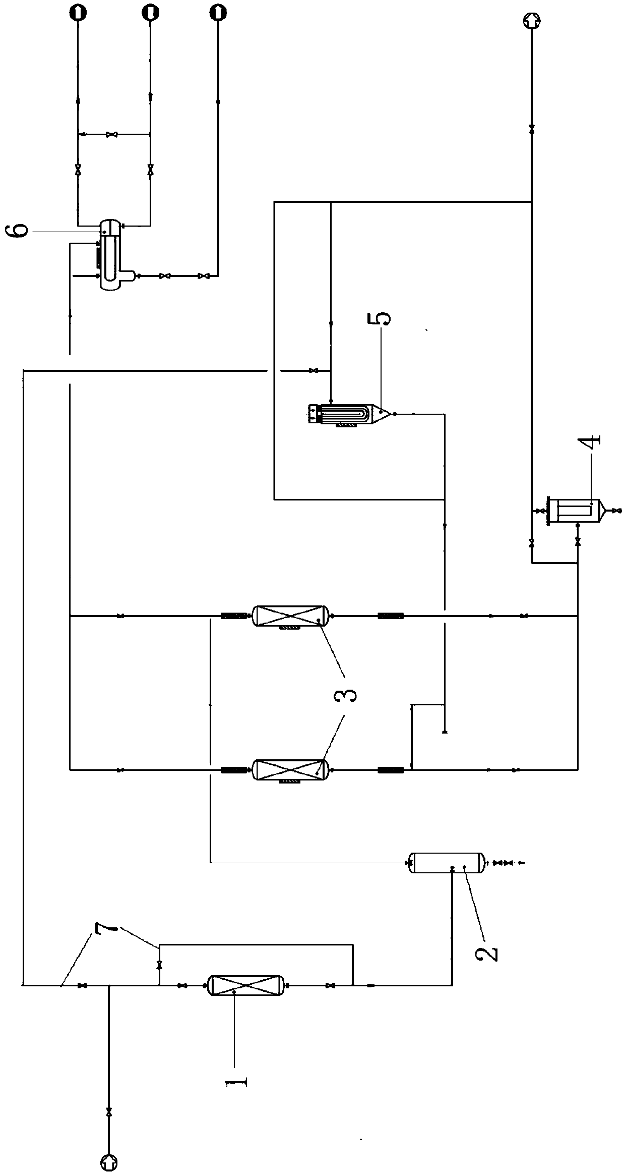 Natural gas purification system and natural gas purification method for natural gas flow primary standard device