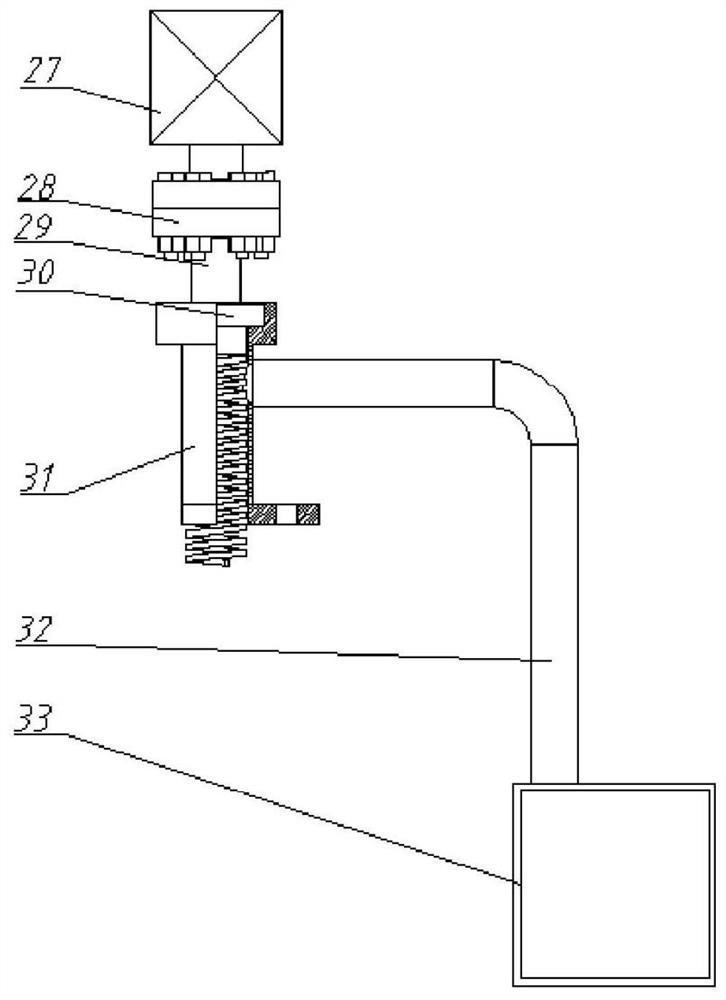 A rubber vacuum-assisted screw extrusion continuous dehydration drying method and equipment for preventing material leakage