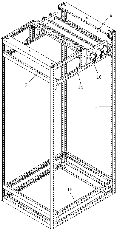 Low-voltage power distribution structure cabinet